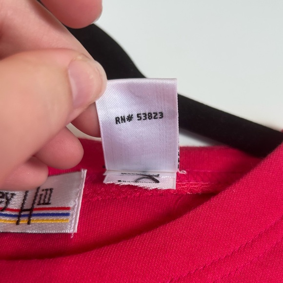 VTG Ashley Hill Fish Tropical Women’s Top T-shirt Pink Sequin Cosplay Large - Picture 5 of 11